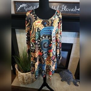 Enmain Multicolor Paisley Women's Tunic